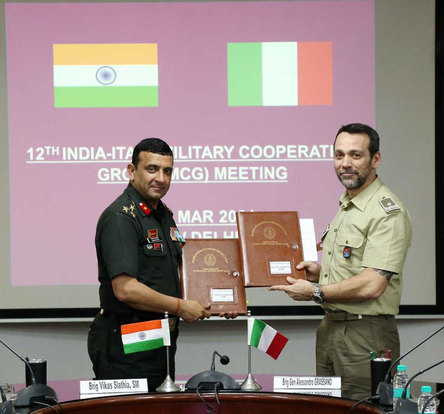 India and Italy Strengthen Defence Ties in the 12th Military ...