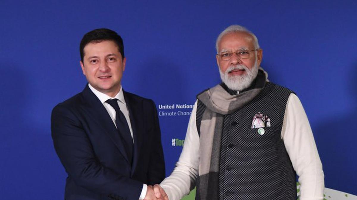 PM Modi Holds Telephone Conversation with President Zelenskyy on Strengthening India-Ukraine Partnership