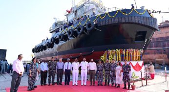 Indian Navy Boosts Maritime Capabilities with Launch of 25T Bollard Pull Tug “Baljeet”