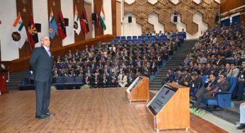 Chief of Naval Staff Admiral R Hari Kumar Inspires Future Armed Forces Leaders at DSSC