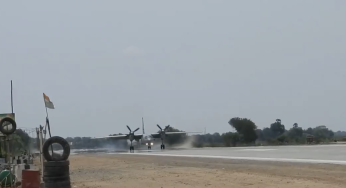 Indian Air Force Conducts Successful Operations on Emergency Landing Facility Airstrip