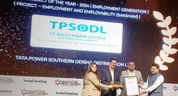 Tata Power Southern Odisha Distribution Limited (TPSODL) Clinches ‘Best CSR Project of the Year’ Award at Indian Social Impact Awards 2024