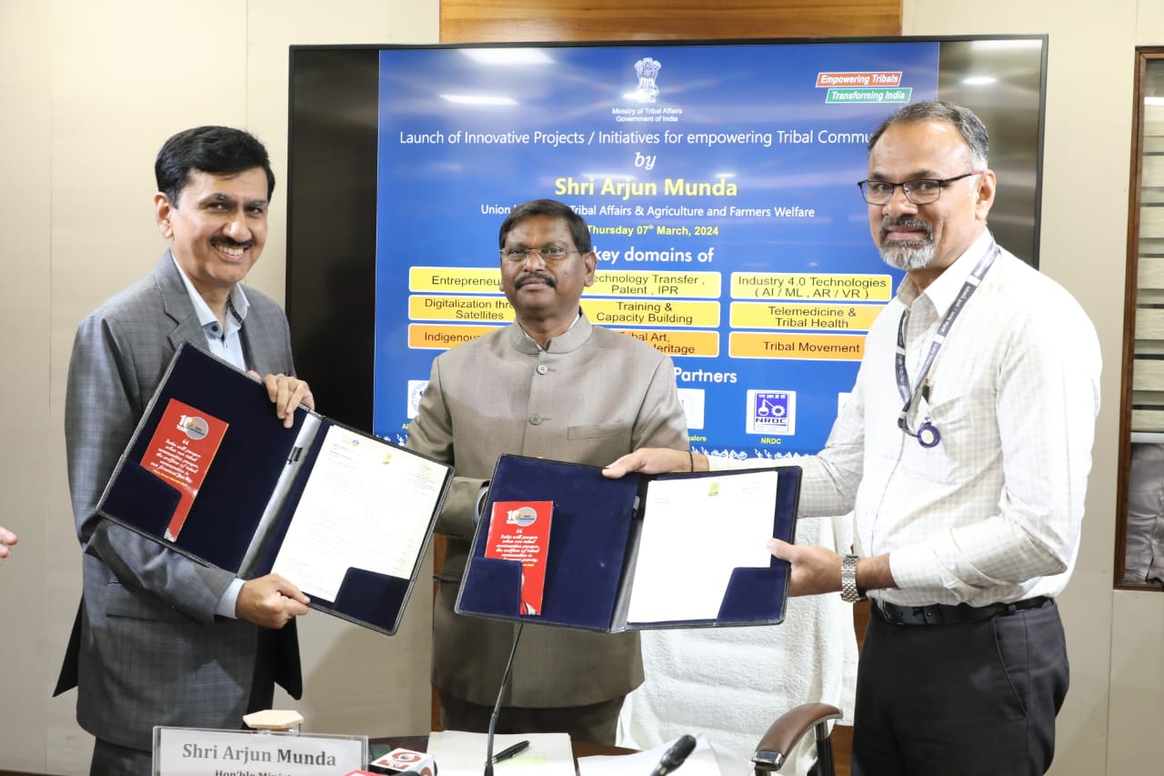 Union Minister Arjun Munda Initiates Transformative Partnerships for Tribal Development