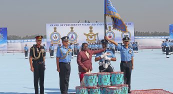 Indian Air Force Units Receive Prestigious President’s Standard and Colours in Historic Ceremony