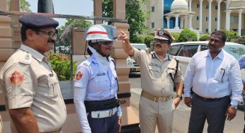 Bhubaneswar Traffic Police to get AC Helmets, tests conducted