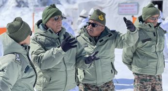 Rajnath Singh Commends Soldiers During Siachen Visit