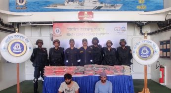 Indian Coast Guard and Gujarat ATS Foil Narcotics Smuggling Attempt in Arabian Sea