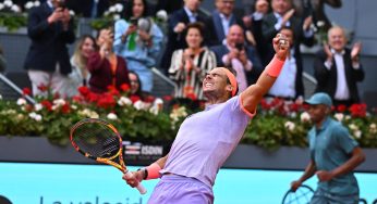 Rafael Nadal beats Pedro Cachin to Reach Madrid Open Round of 16