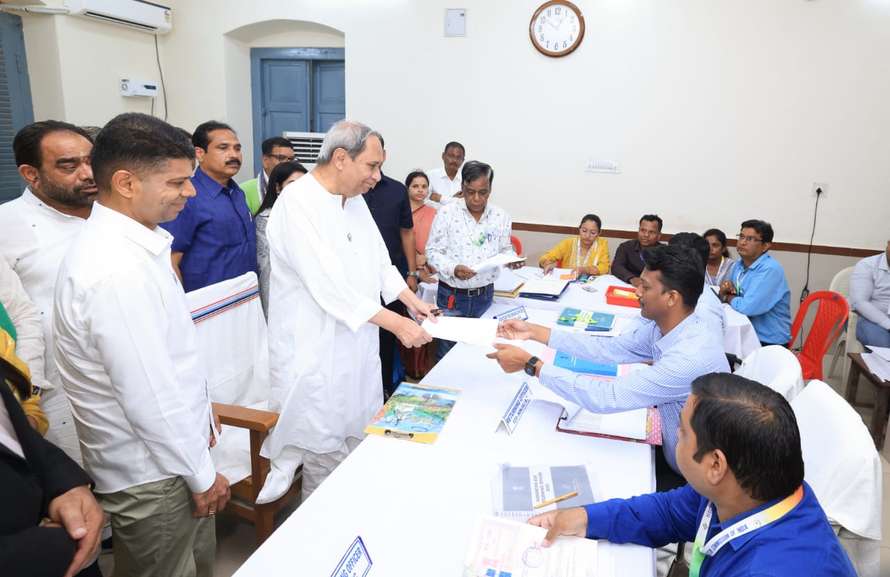 CM Naveen Patnaik Files Nomination Papers for Hinjili Assembly Constituency