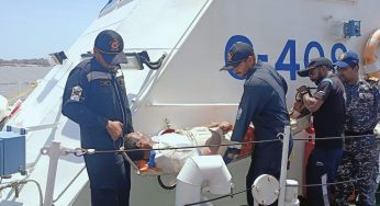 Indian Coast Guard Evacuates Critically Injured Fisherman from Gulf of Khambat