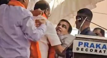 Union Minister Nitin Gadkari Faints During Election Rally