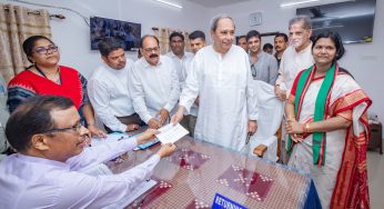 Naveen Patnaik Files Nomination Papers from Kantabanji