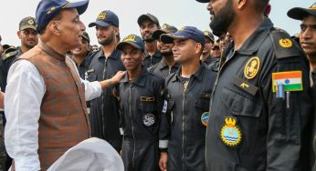 Raksha Mantri Rajnath Singh Reviews Indian Navy’s Operational Readiness in Visakhapatnam