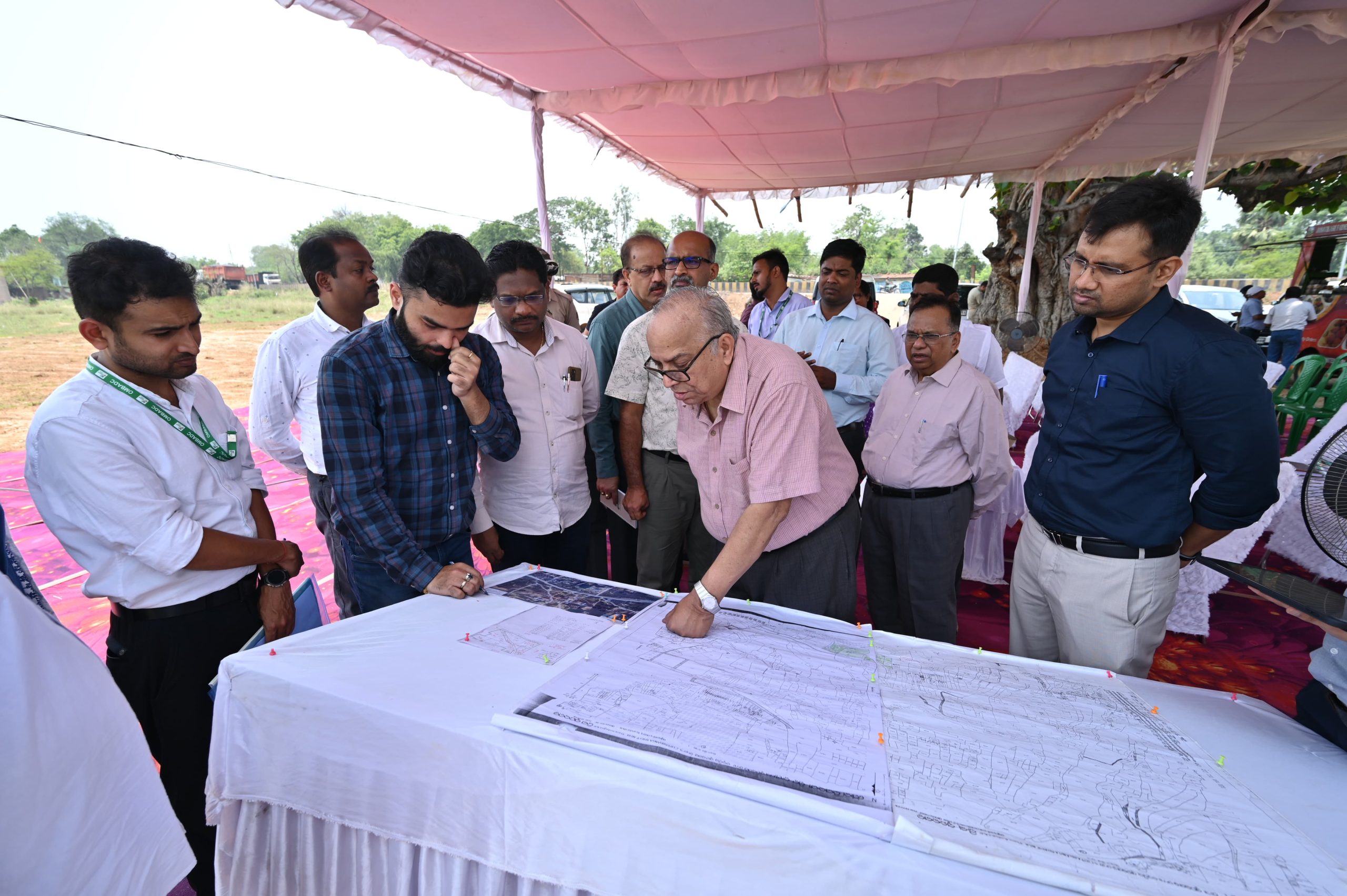 Former Supreme Court Judge Reviews Development Projects in Sundargarh District