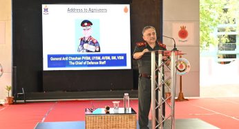 CDS Gen Anil Chauhan Visits INS Chilka