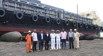 Indian Navy’s Fifth Missile Cum Ammunition Barge Launched, Boosting Operational Capabilities