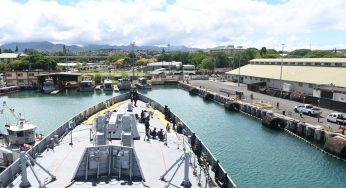 INS Shivalik Reaches Pearl Harbor for RIMPAC 2024