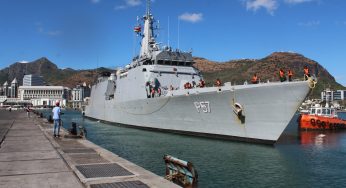 INS Sunayna Enhances Maritime Security Cooperation with Mauritius