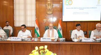 Union Home Minister Amit Shah Chairs High-Level Meeting on Flood Management Preparedness