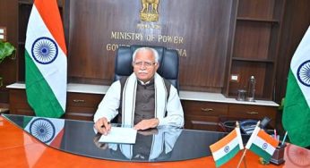 Manohar Lal Takes Charge as Union Minister of Power