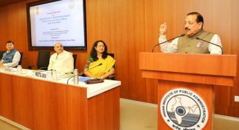 Union Minister Dr. Jitendra Singh Assumes Chairmanship of IIPA for Third Consecutive Term