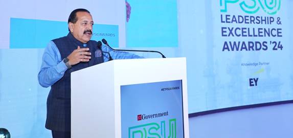 India Rises in Global Benchmarks, Excels in Multiple Sectors: Dr. Jitendra Singh at ET Government PSU Awards