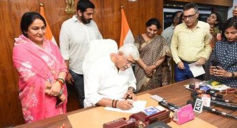 Gajendra Singh Shekhawat Assumes Charge as Union Minister of Tourism