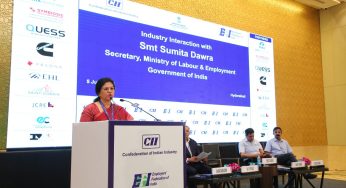 Sumita Dawra Highlights India’s Labour Reforms and Employment Growth at Industry Interaction in Hyderabad