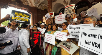 Opposition INDIA Bloc Protests Union Budget 2024 as ‘Discriminatory’