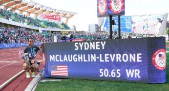 World records in women’s 400m hurdles, Women’s 1500m, men’s pole vault, ratified in time for Olympics