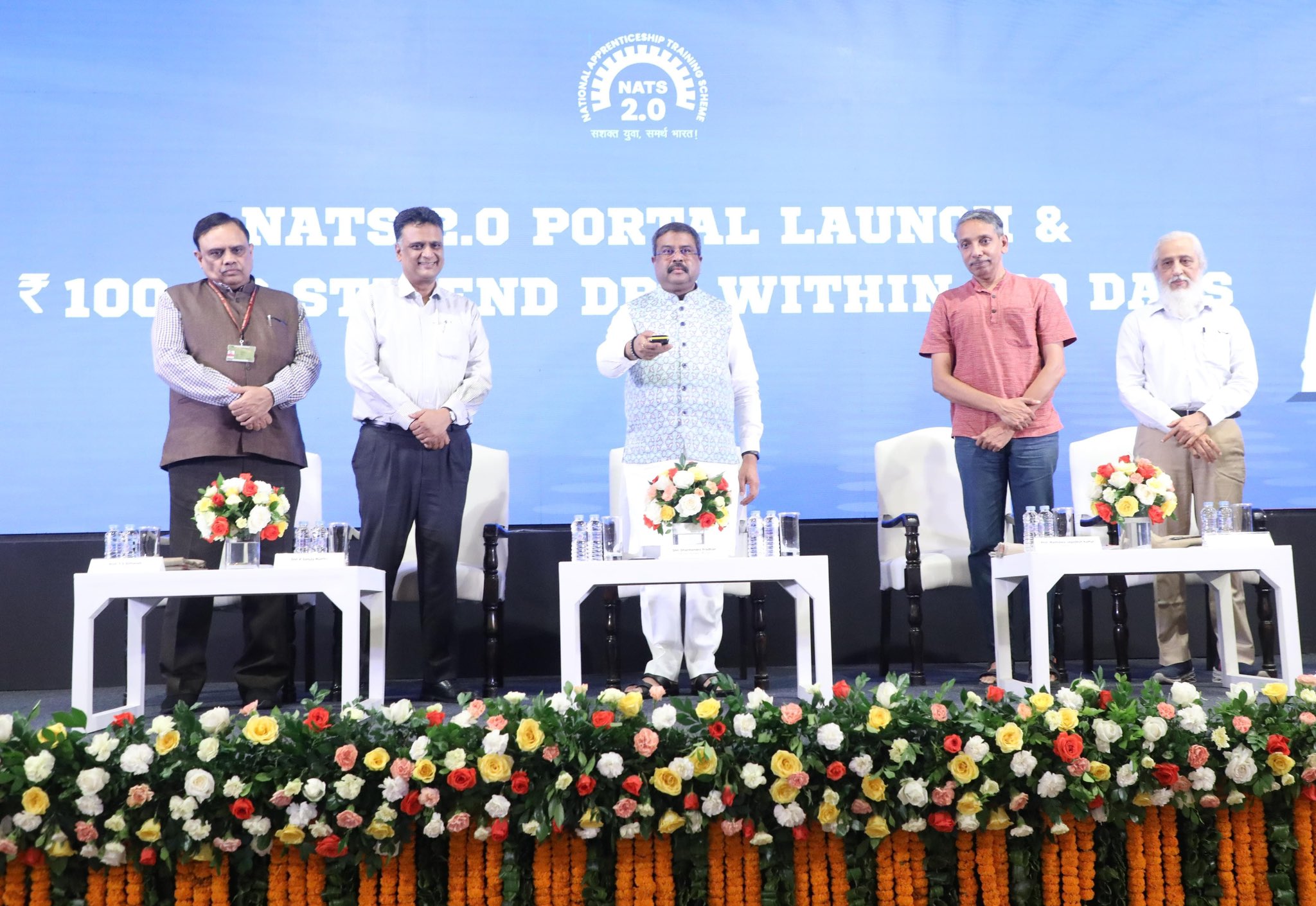 Union Minister Dharmendra Pradhan Launches NATS 2.0 Portal and Disburses ₹100 Crore Stipend to Apprentices