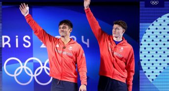 Paris Olympics: Tom Daley becomes first diver to win three medals in men’s 10m synchro