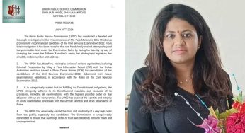 UPSC Files FIR Against IAS Probationer Puja Khedkar for Alleged Fraud