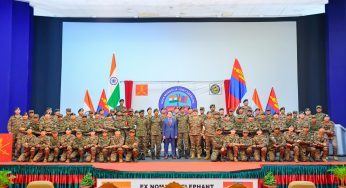 16th Edition of India-Mongolia Joint Military Exercise ‘Nomadic Elephant’ Commences in Meghalaya