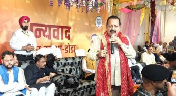 Jitendra Singh Vows Zero Tolerance for Illegal Activities in Kathua