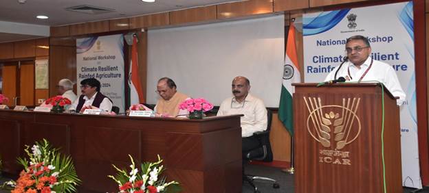 National Workshop on Climate Resilient Rainfed Agriculture Held in New Delhi
