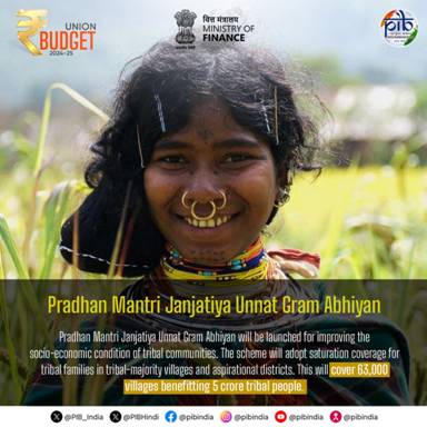 Government Launches Pradhan Mantri Janjatiya Unnat Gram Abhiyan to Uplift Tribal Communities