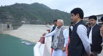 Union Minister Manohar Lal Inspects 2400 MW Tehri Power Complex in Uttarakhand