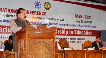 Union Minister Dr. Jitendra Singh Emphasizes Regional Resources for Startups in J & K
