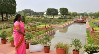 President of India Inaugurates Amrit Udyan Summer Annuals Edition 2024