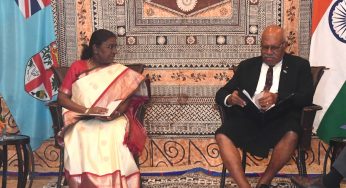Historic State Visit: President Droupadi Murmu Arrives in Fiji