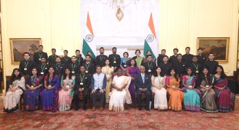 IFS Officer Trainees of 2023 Batch Meet President Murmu, Urged to Uphold India’s Global Vision