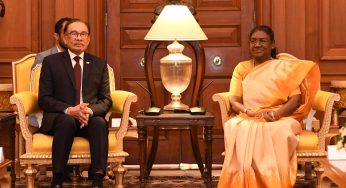 Malaysian Prime Minister Anwar Ibrahim Meets President Droupadi Murmu