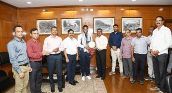 ECoR General Manager Felicitates Hockey Olympian Amit Rohidas for Paris Olympics Bronze