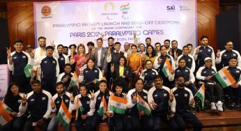 Union Minister Mansukh Mandaviya Sends Off Largest-Ever Indian Contingent for Paris Paralympics 2024