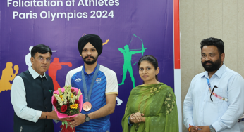 Sarabjot Singh Honored with Rs 22.5 Lakh Reward for Paris Olympics Bronze