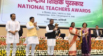 President Honors Teachers on Teachers’ Day, Calls for a Focus on Values and Holistic Development