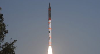 India Successfully Launches Agni 4 Intermediate-Range Ballistic Missile