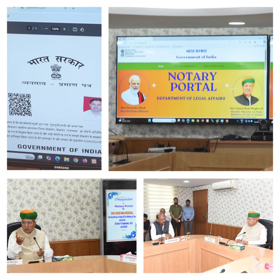 Law Minister Launches New Digital Notary Portal to Streamline Services