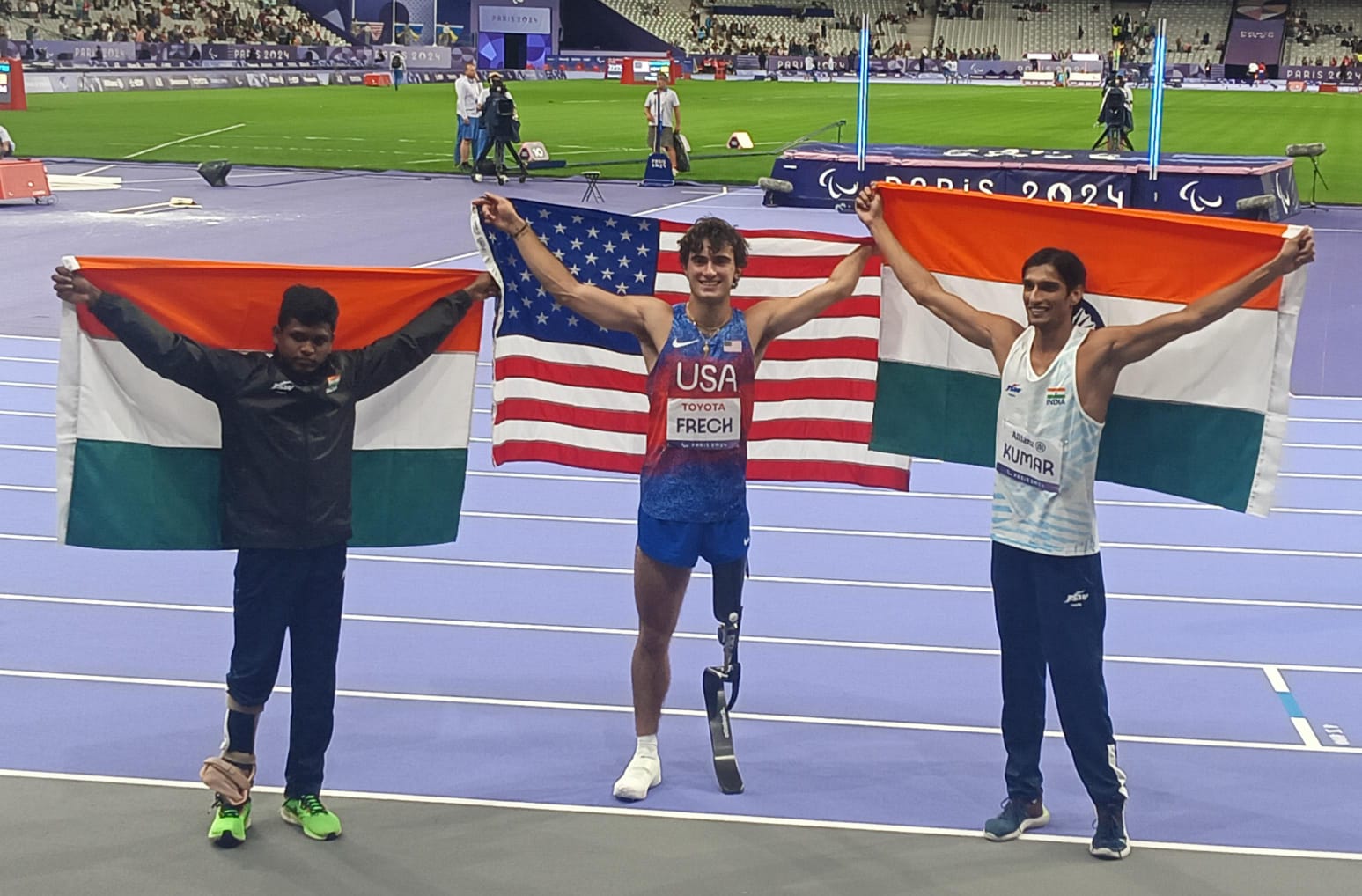 India Secures Double Podium Finish in Men's High Jump T63 at Paris Paralympics 2024